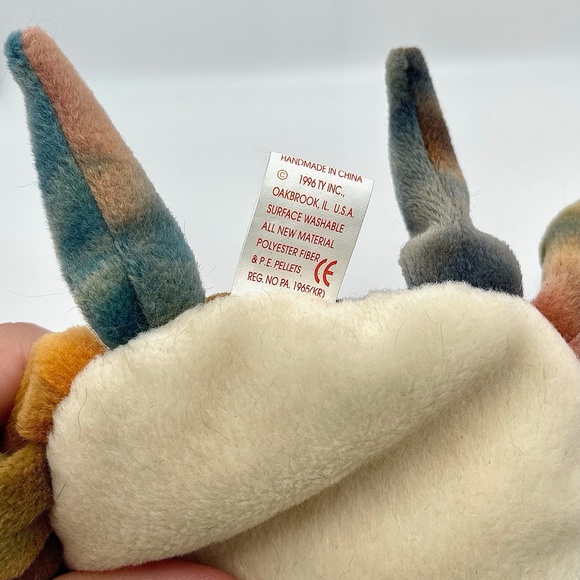 Ty Beanie Baby Claude the Crab plush tie-dye toy - Picture 6 of 6